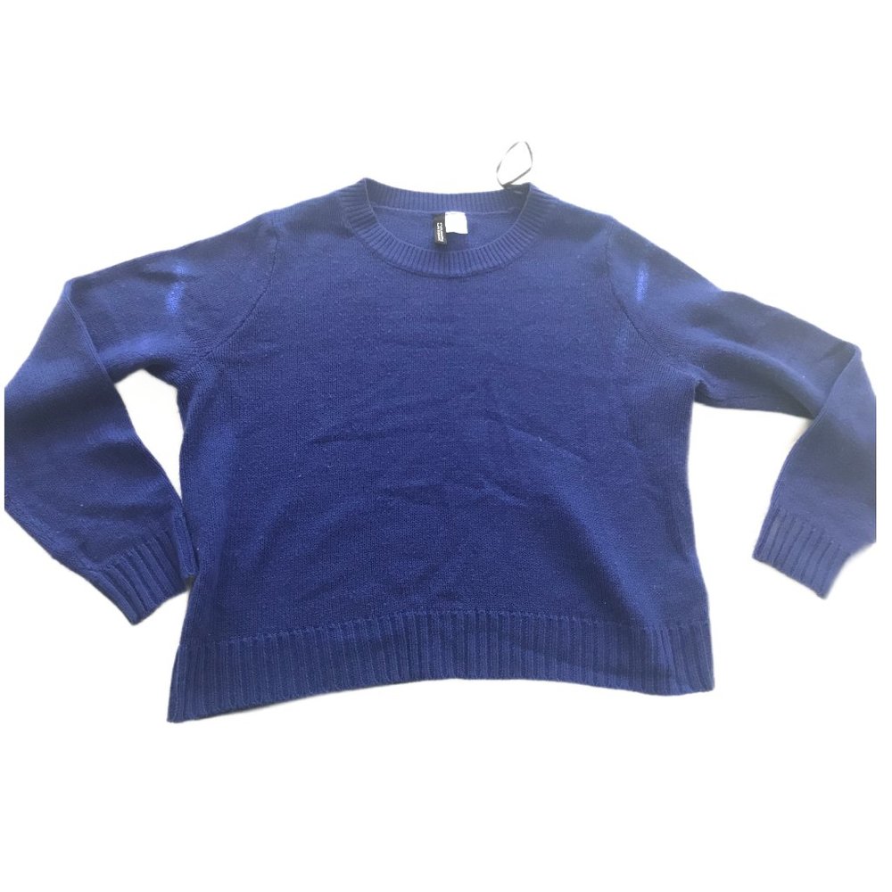 Divided H&M Royal Blue Crew Neck Sweater S